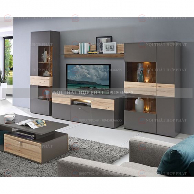 Tủ Rượu Trang Trí Gỗ Đẹp TRG003